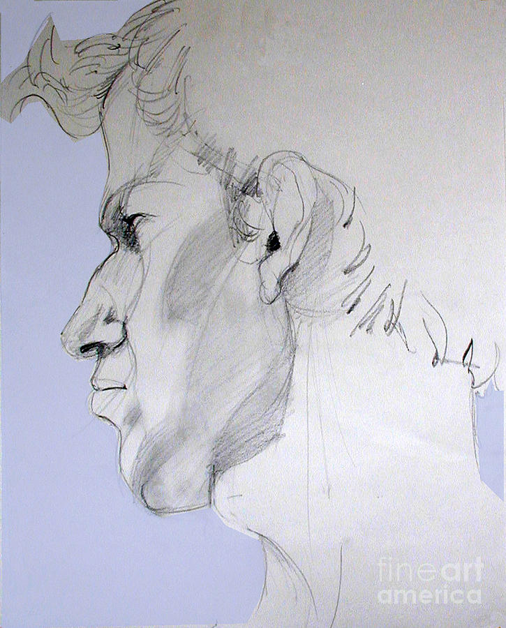 725x900 Male Profile Drawings