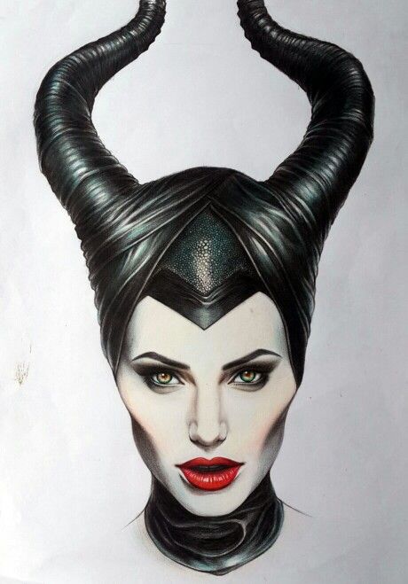 460x659 Maleficent Drawing