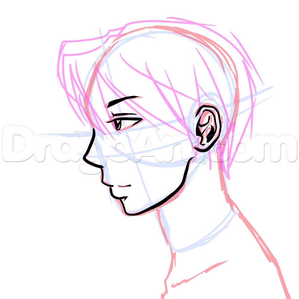 Side Face Drawing Of A Boy / Hi all today i came with how to draw a boy ...