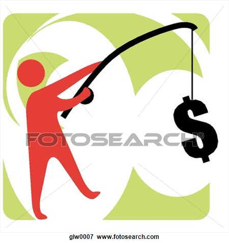 450x477 Man Fishing For Money Clipart Panda