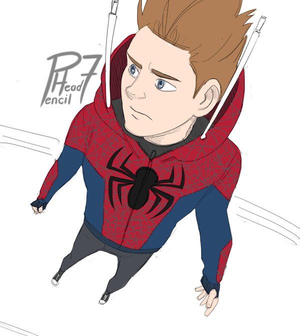 600x672 Spidey Hoodie By Pencilhead7