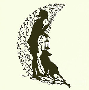 296x300 Man In The Moon Drawings Fine Art America