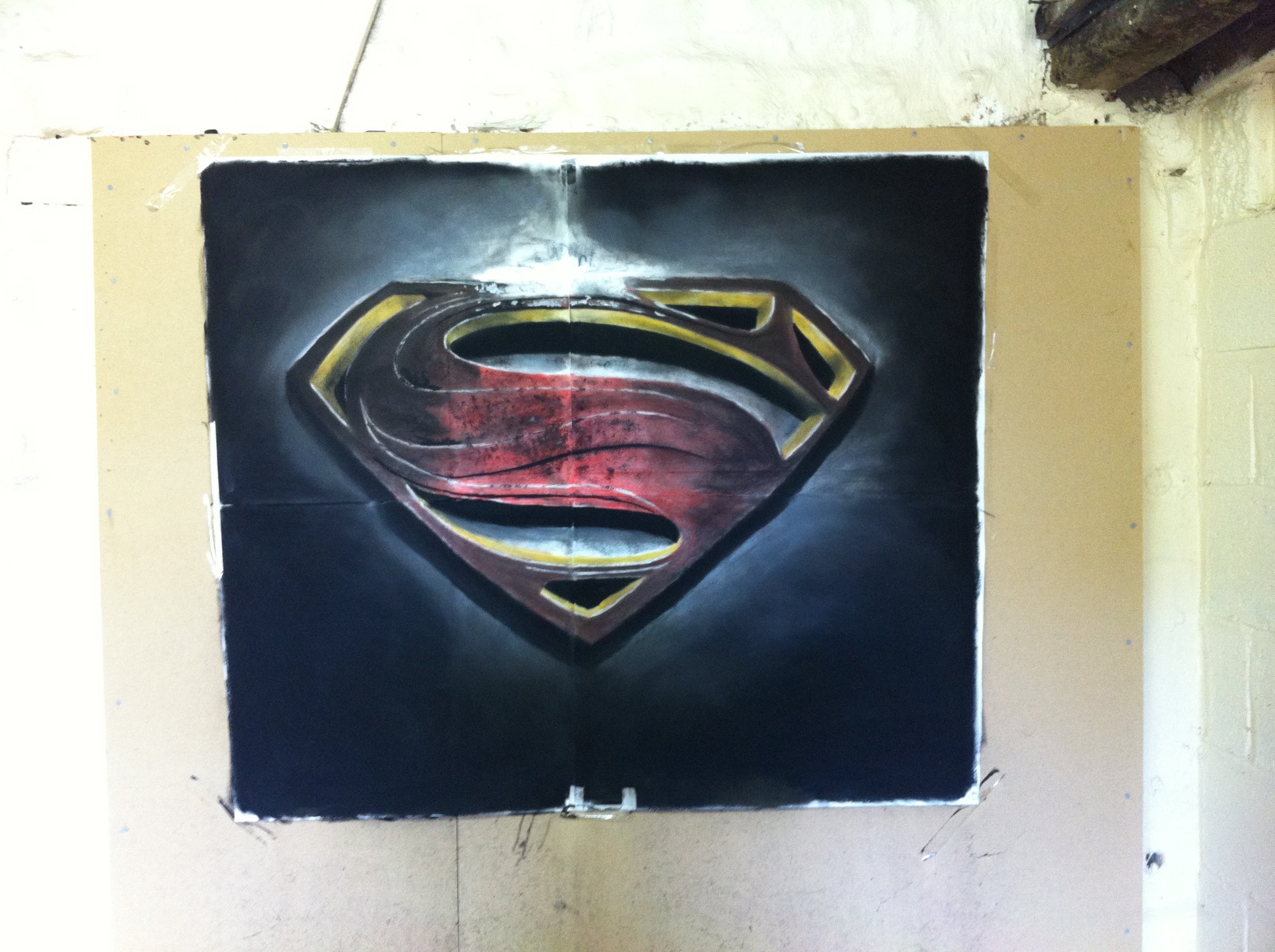 2592x1936 Man Of Steel' Speed Drawing Logo
