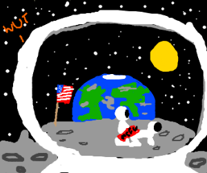 300x250 First Man On Moon Finds 2 Astronauts Doing It