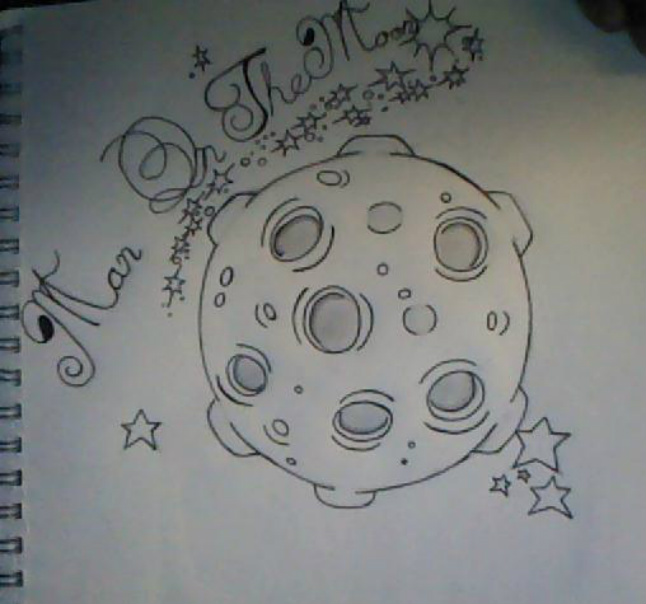 646x604 Man The Moon Tattoo Idea By Xxgreat1xx