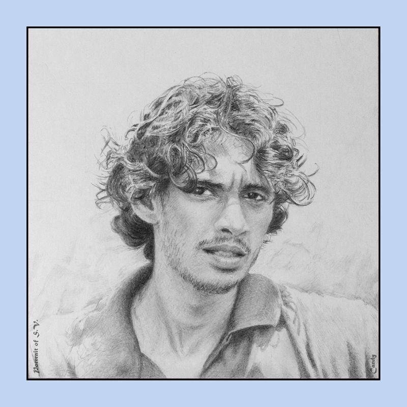 800x800 Portrait Of A Young Man. Pencil Drawing. My Art