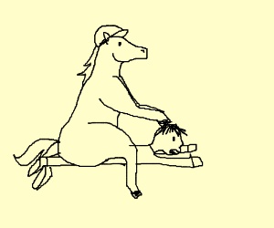 300x250 A Horse Riding A Man