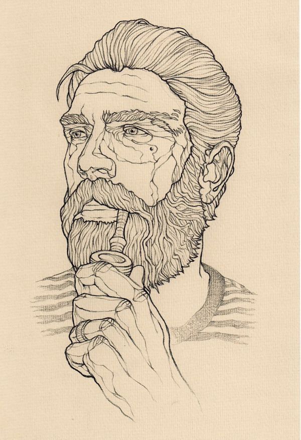 600x878 Sailor By Daria Zaitseva, Via Behance Illustration