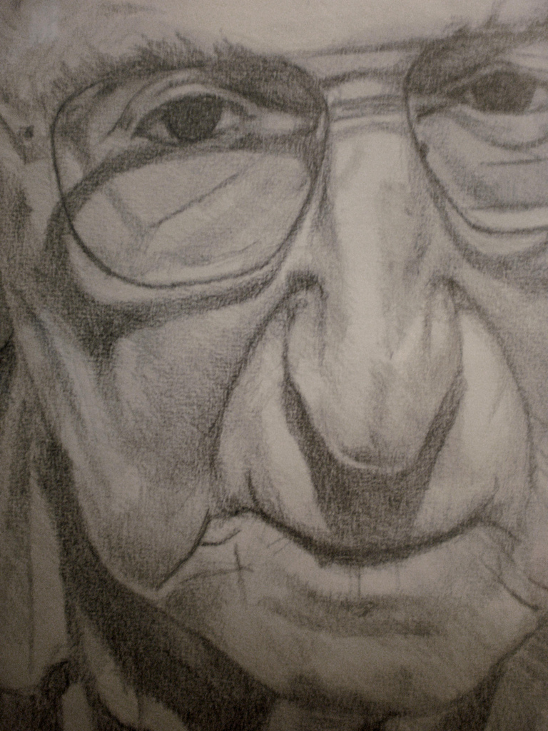 768x1024 Old Man With Glasses By Larcey