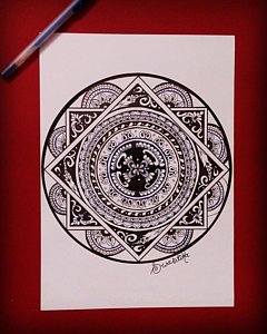 Mandala Art Drawing at GetDrawings | Free download