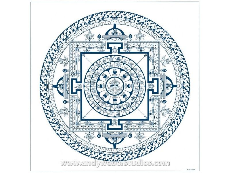 800x600 Printable Buddhist Mandala Drawing With Medicine Buddha Mandala 2