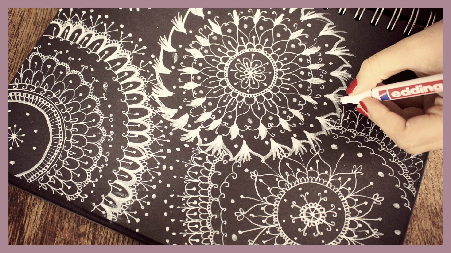 1920x1080 Mandala Speed Drawing By Debbyarts