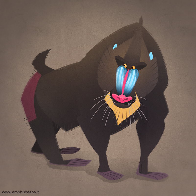 800x800 Mandrill By Iktis