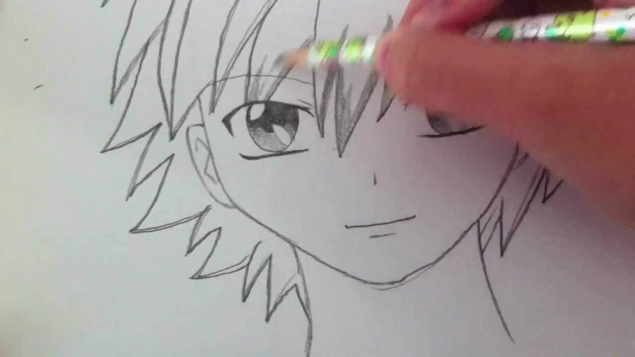1280x720 Drawing A Basic Manga Boy
