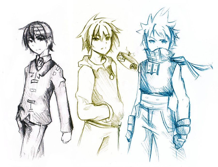 900x691 Soul Eater 3 Boys By On @