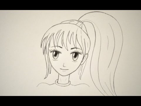 480x360 How To Draw A Manga Face Easily (Female)