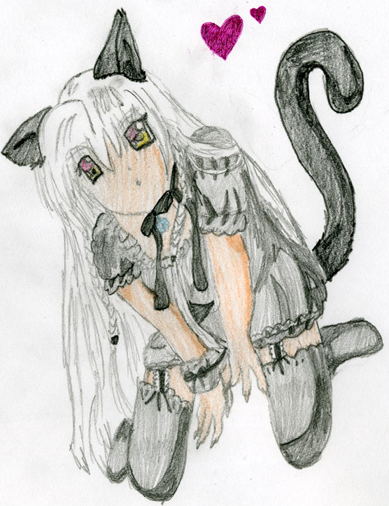 556x722 Manga Cat Girl By Nikelpie