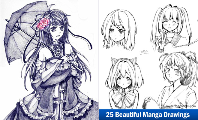 660x400 25 Beautiful Manga Drawings For Your Inspiration