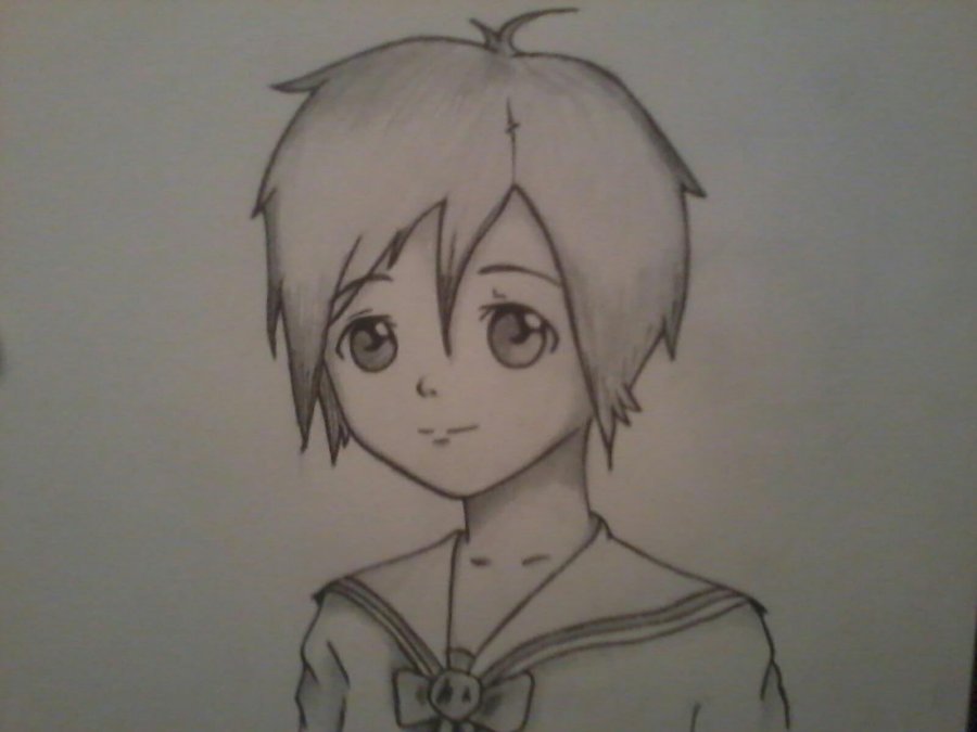 900x675 Another Manga Drawing By Lingonzo