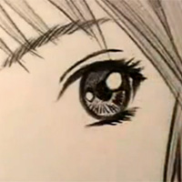 200x200 How To Draw A Manga Eye, Line By Line