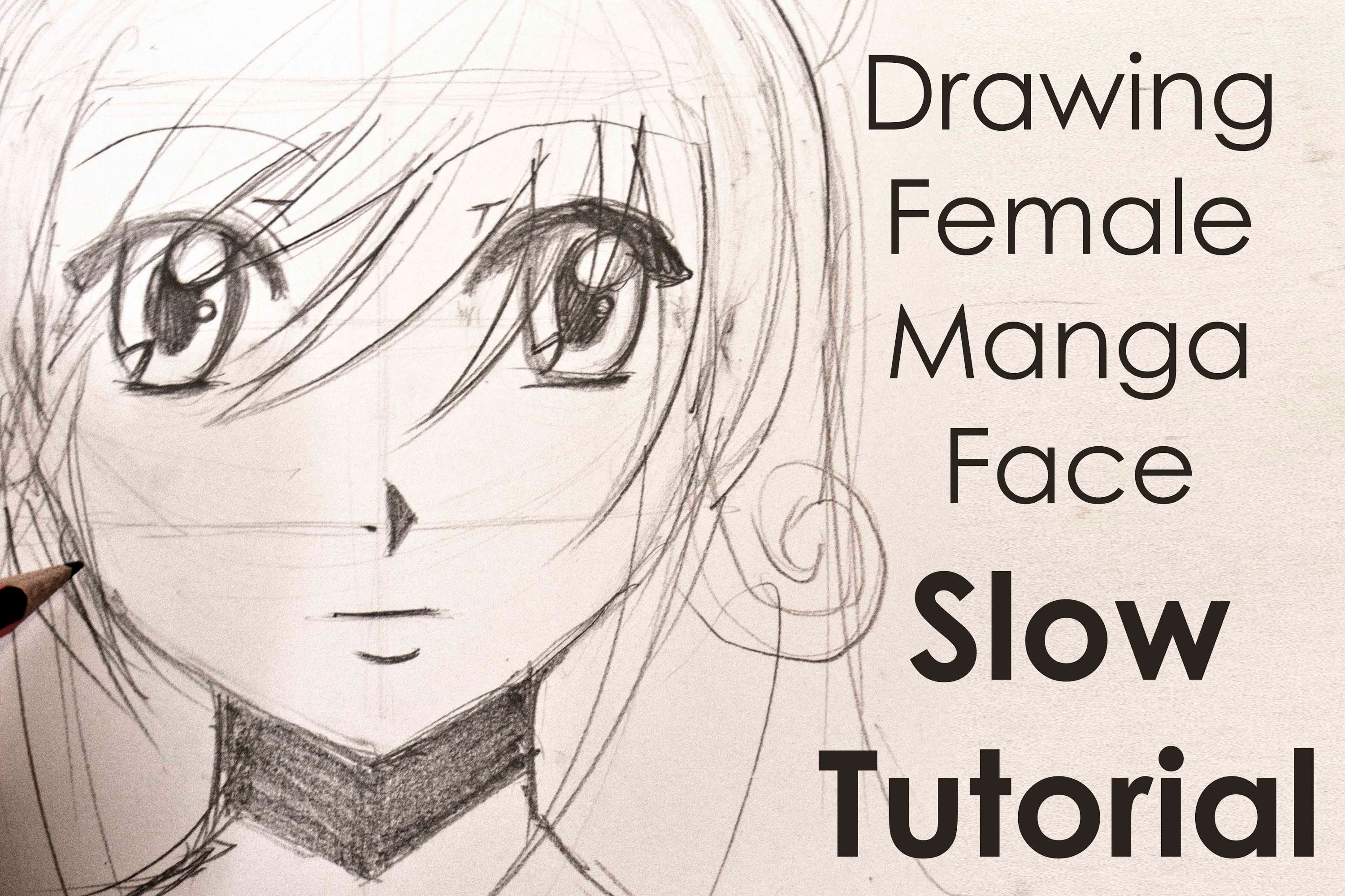 3000x2000 Drawing Easy Manga Girl Face Slow Tutorial