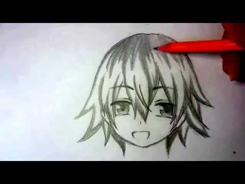 480x360 Easy Smiling Manga Boy Drawing