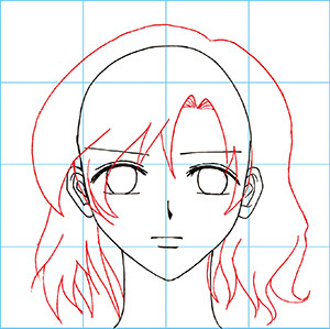 300x299 How To Draw Manga The Female Face Drawing A Female Face
