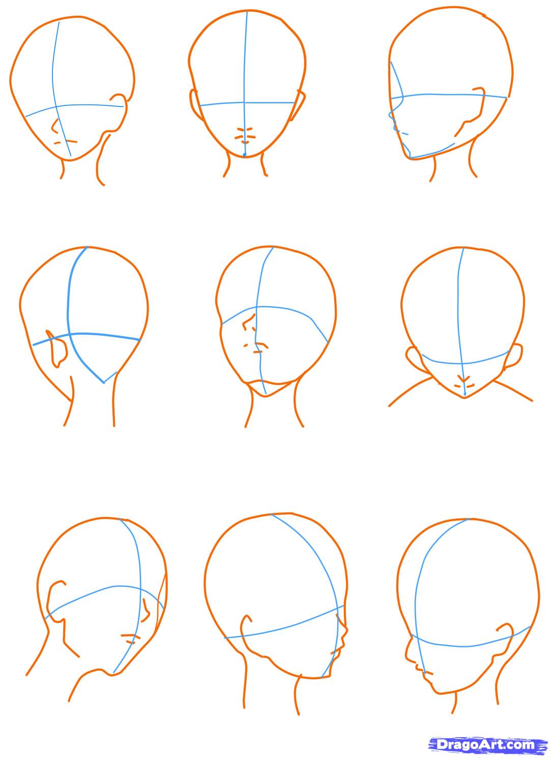 1087x1500 How To Sketch An Anime Face Step 11 Tutorial