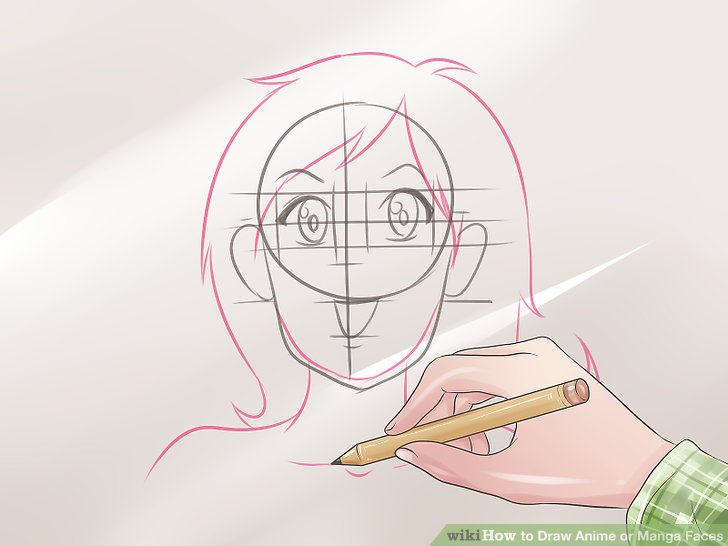 728x546 3 Ways To Draw Anime Or Manga Faces