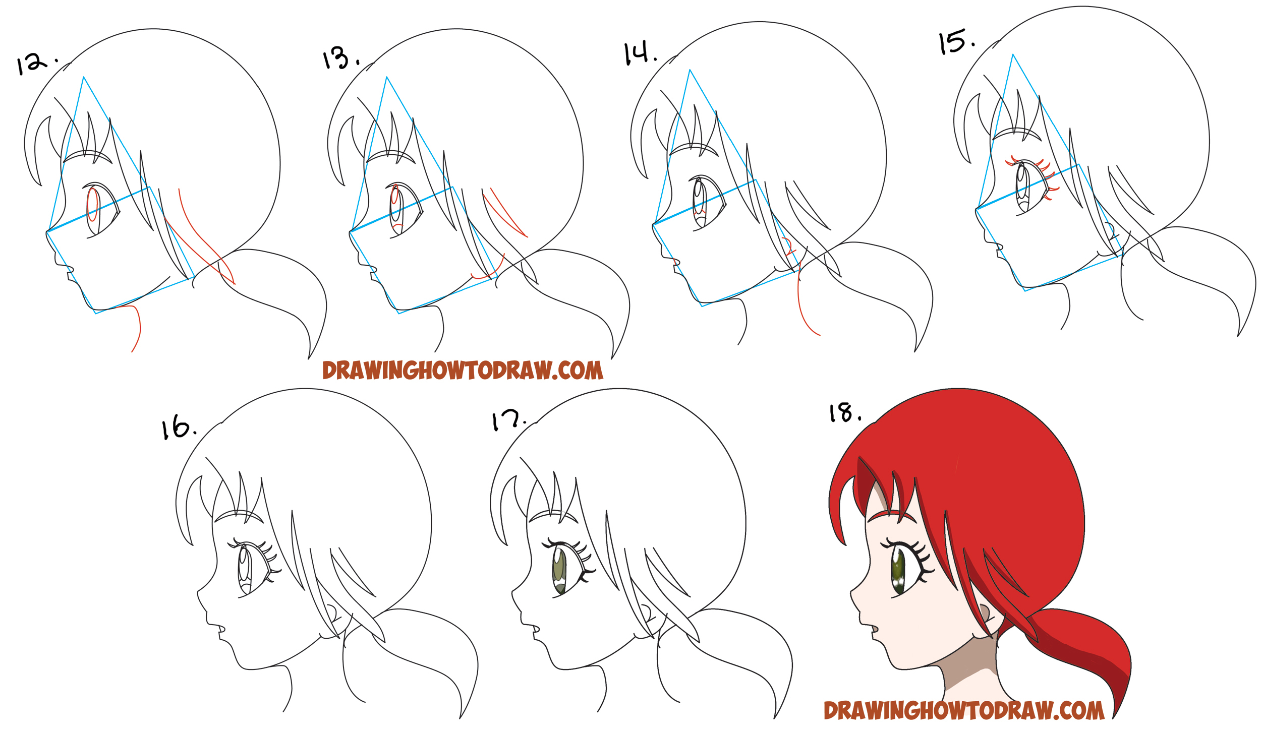 2500x1456 Drawing Anime Faces For Beginners How To Draw An Anime Manga
