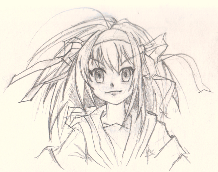 700x553 How To Draw Anime Girl Face Front View
