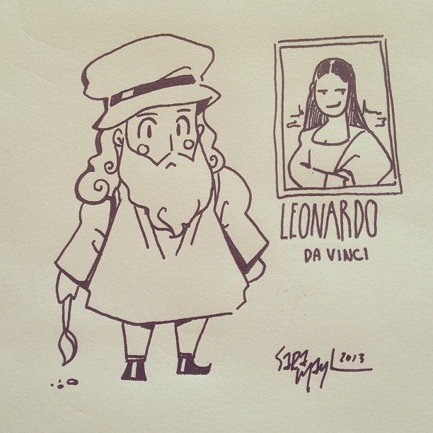 612x612 There Are Four Lights Blog Archive Da Vinci Day Drawings!