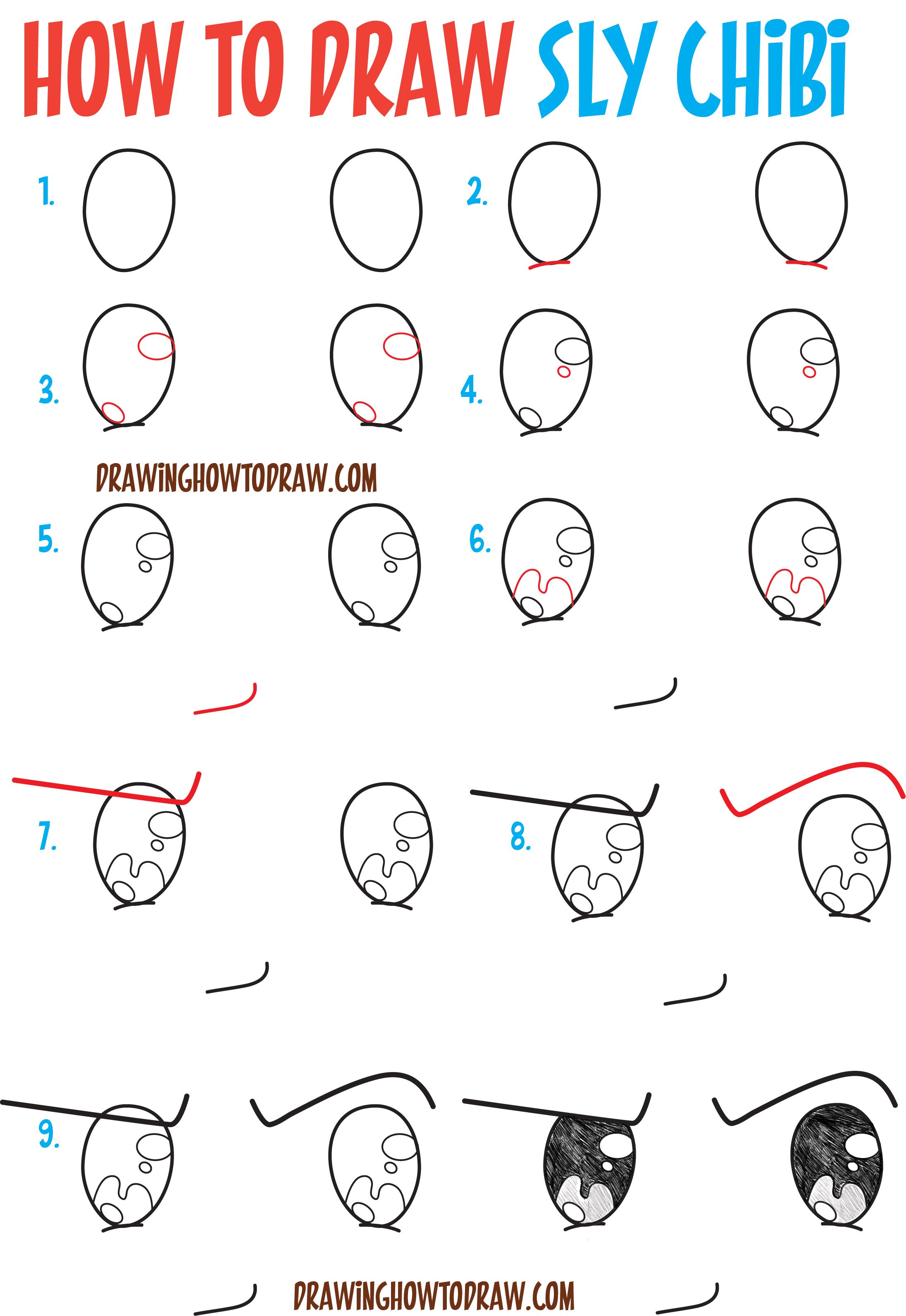 2192x3183 How To Draw Sneaky Devious Evil Chibi Expressions Emotions