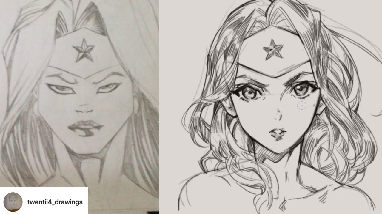 1280x720 Redraw Fanart Using Manga Style Art By Twentii4 Drawings