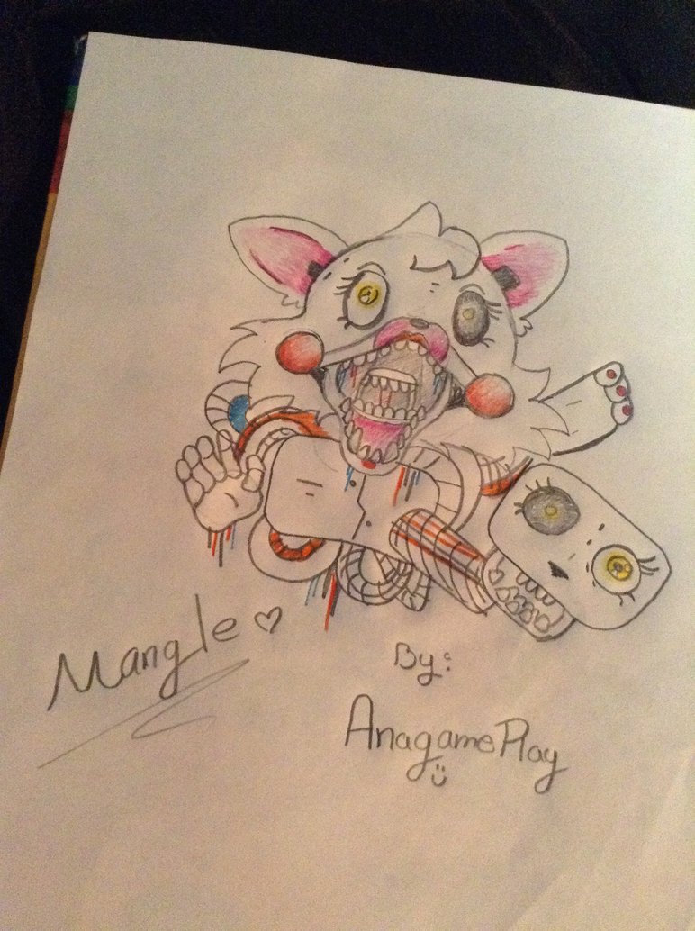 772x1034 Fnaf 2 Mangle Draw By Anagameplay By Anagameplay