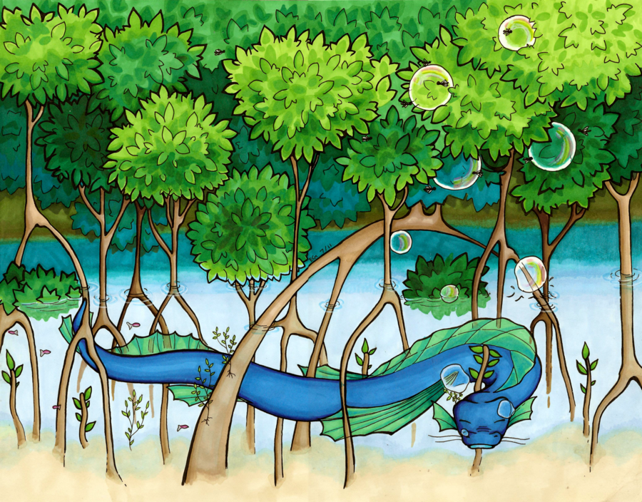 900x704 Mangrove Nap By Lordbatsy