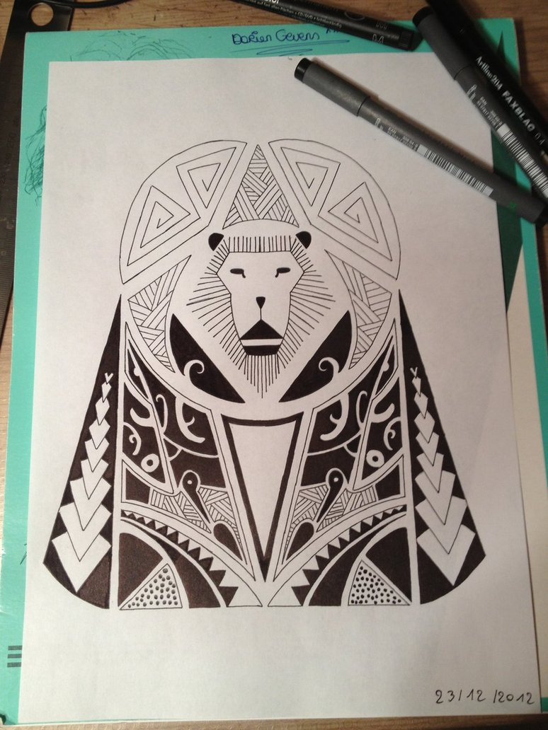 774x1032 New Maori Drawing. By Deviantyannick
