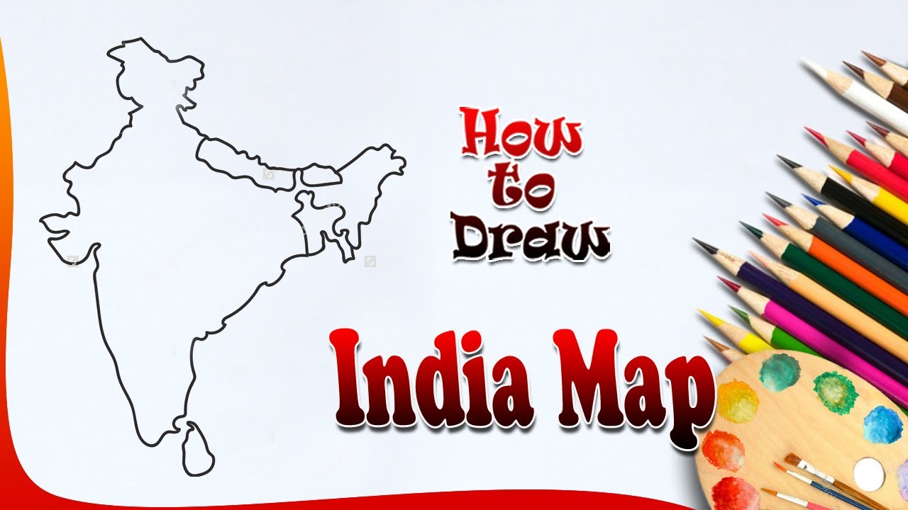 1280x720 How To Draw India Map