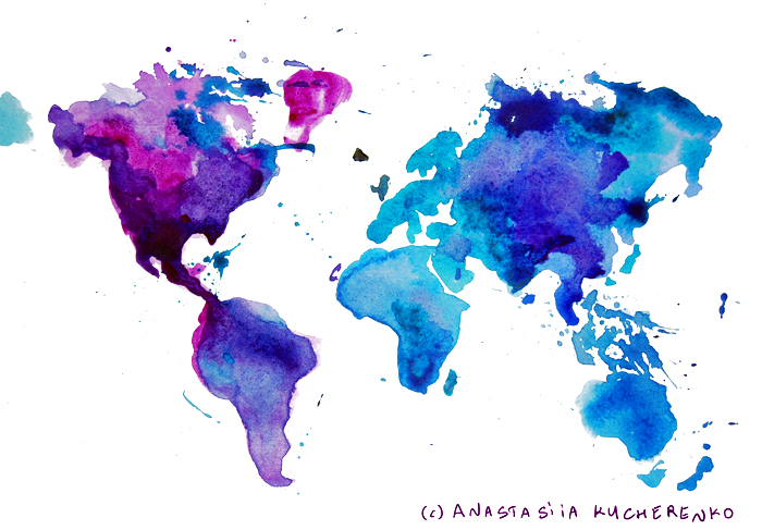 700x487 Best Photos Of World Map Drawing