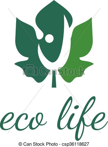 348x470 Maple Leaf With Abstract Person Vector Design Template Vector