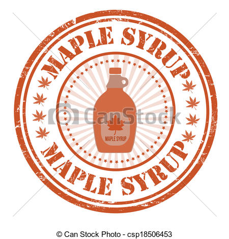 450x470 Maple Syrup Stamp. Maple Syrup Grunge Rubber Stamp On White