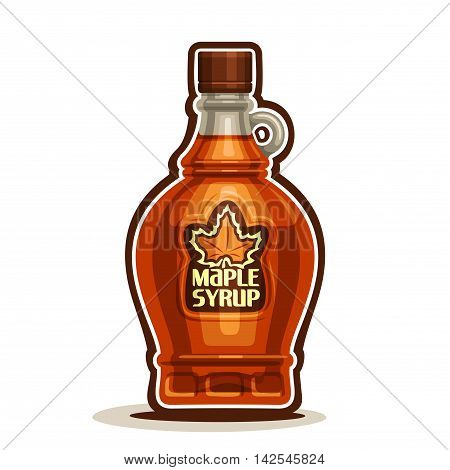 450x470 Vector Logo Maple Syrup Bottle, Vector Amp Photo Bigstock