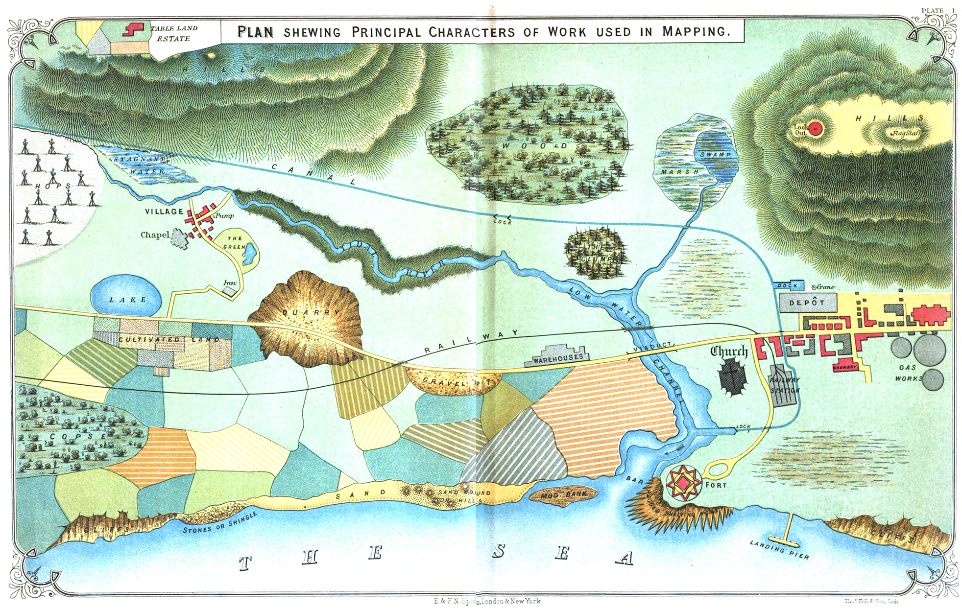1964x1246 A Map Of Nowhere Showing Andre's Plan Amp Map Drawing