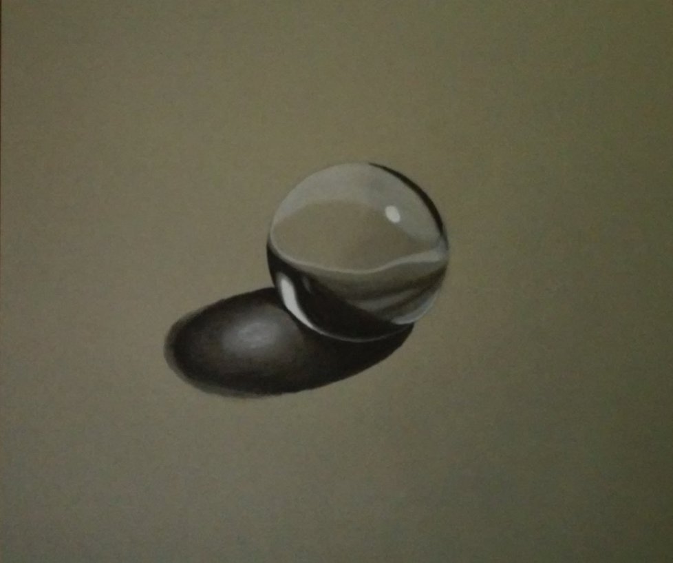 978x817 Charcoal Glass Marble Drawing By Thaixiong1