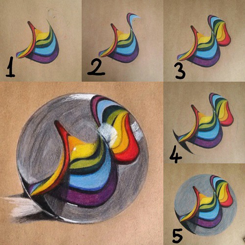 500x500 How To Draw Marble Discovered By Aslanaslihanart