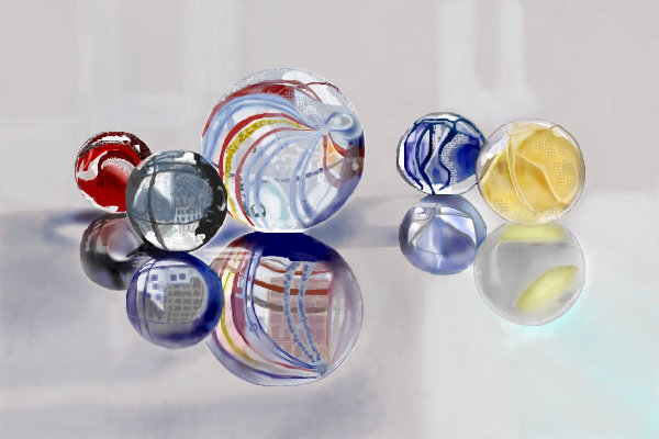 600x400 Losing My Marbles A Objects Speedpaint Drawing By Johughes