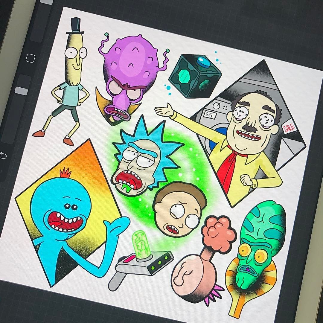 1080x1080 Rick And Morty Flash Available. Part Of My March Madness Special