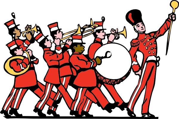 600x398 Marching Band Clip Art Free Vector In Open Office Drawing Svg