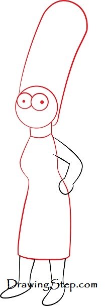 211x609 How To Draw Marge Simpson