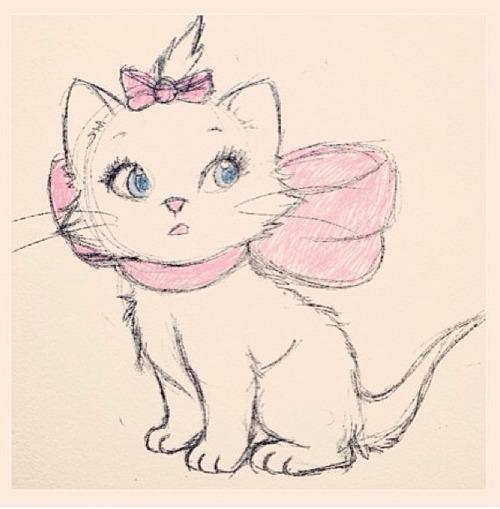 500x509 Drawing Marie Of Aristocats By Vaniinamagic